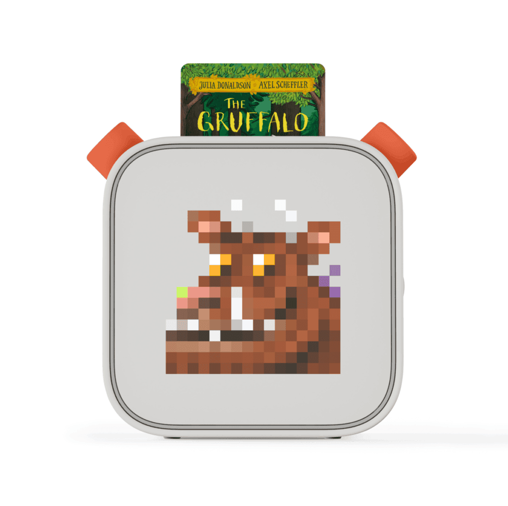 Yoto player playing the gruffalo